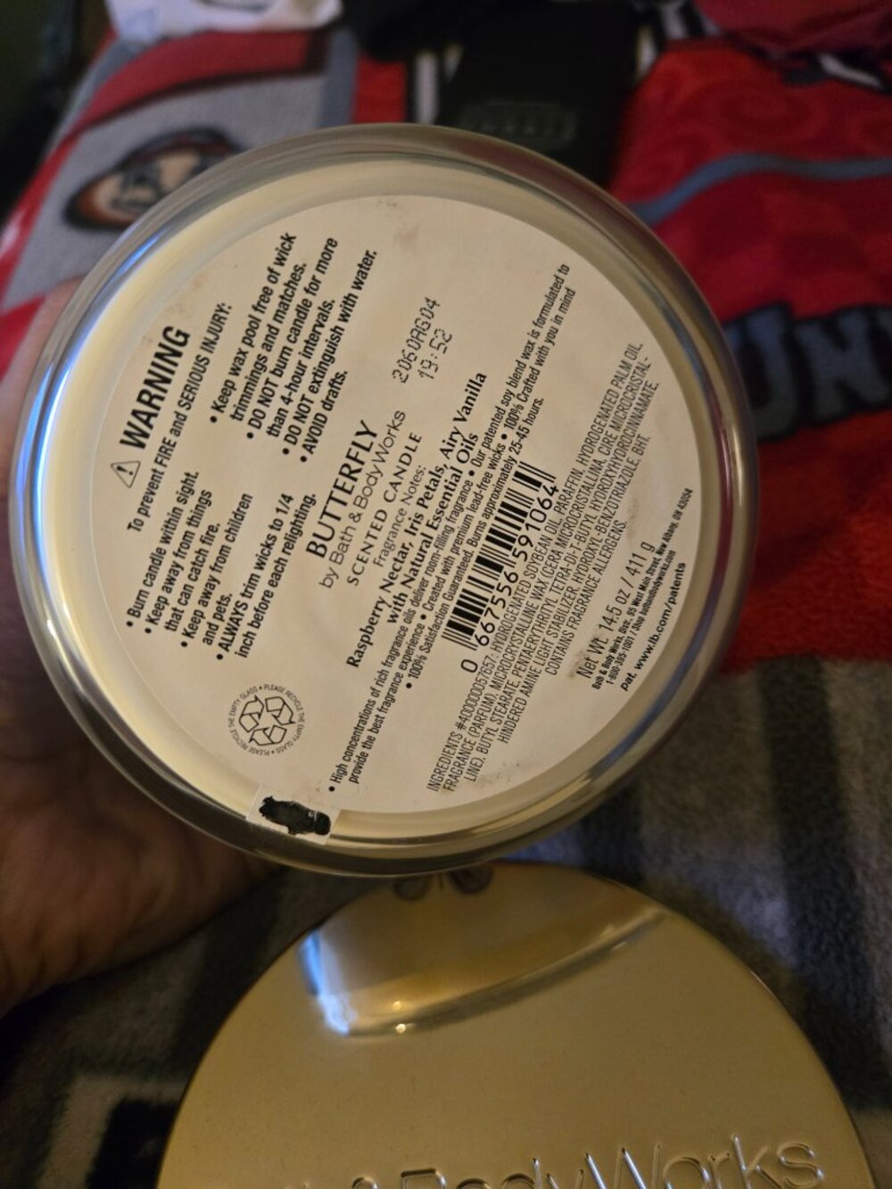 Butterfly Bath and Body Works Candle - Picture 5 of 5